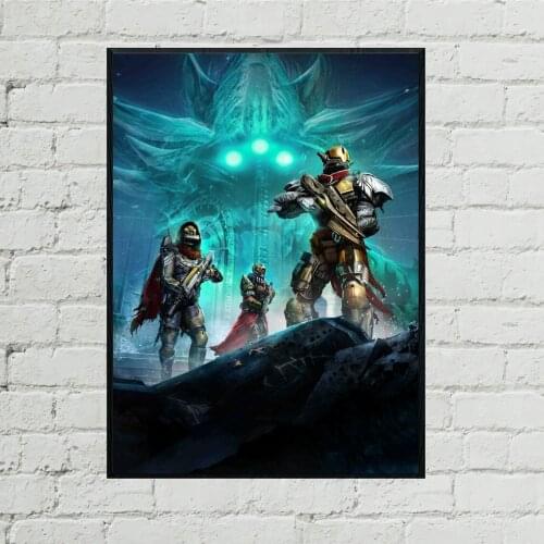 Destiny 2 FPS Video Game Poster PC,PS4,Exclusive Role-playing Game Canvas Custom Poster Alternative Artwork Gift