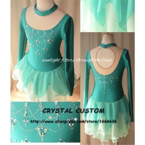 Professional Custom Figure Skating Dresses Adult Graceful New Brand Ice Skating Dresses For Competition DR4486