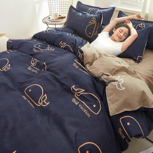 Simple Nordic Duvet Cover One-Piece Student Dormitory duvet cover duvet cover set