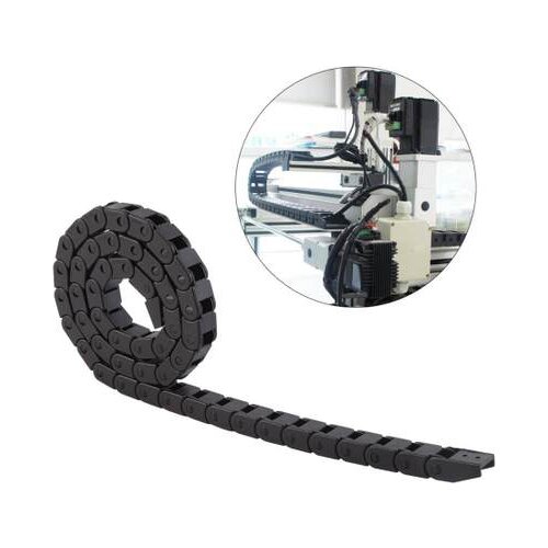 Good Quality 10 x 20mm 1M Open On Both Side Plastic Towline Cable Drag Chain for bga repair machine CNC machine