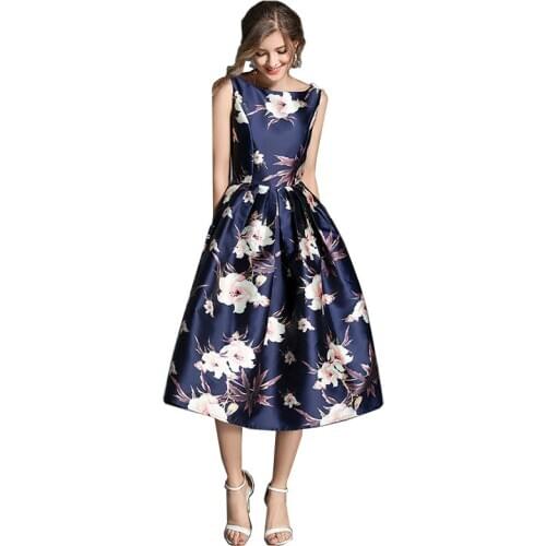 Vintage Stylish Sleeveless Dress Elegant A- Line Dress Sexy Paty Prom Cocktail dress