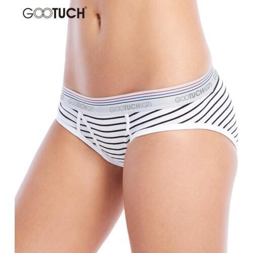 Womens Panties Underwear Briefs Neutral Style Low Rise Women Striped Panties Ropa Interior Boyshort Plus Size Underpants 2566