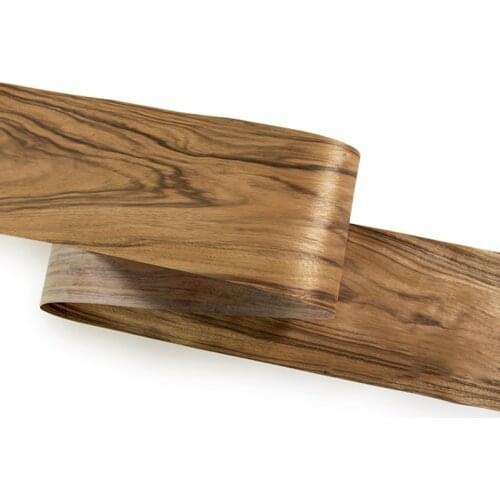 1 Roll Natural EBONY Zingana (Microberlinla sp) Veneer Thin Handmade DIY Solid Wood Decorative Panel Skin Speaker Renovation