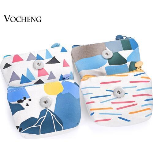 10pcs/lot Vocheng Ginger Snap Jewelry Accessories Cotton Material 18mm Snap Charms Button Jewelry 4 Colors NN-633*10