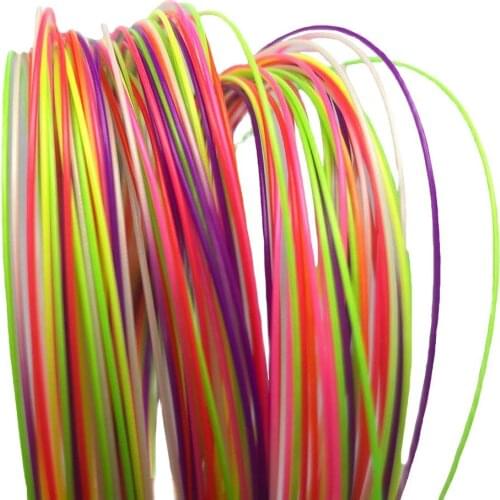 10Pcs ZARSIA Rainbow Badminton String Durable training Badminton Racket String thin 0.70MM