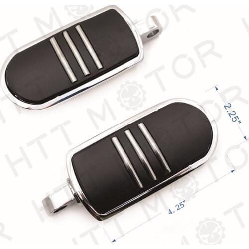 Aftermarket free shipping motorcycle parts CHROMED Streamliner Bar Foot Pegs Mount For Harley Fat Boy Dyna
