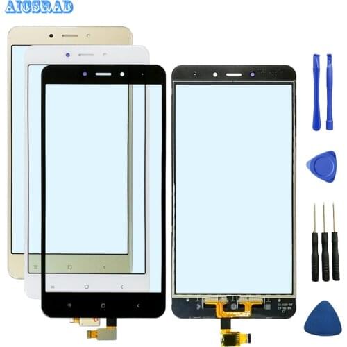 AICSRAD for Xiaomi Redmi note 4 Digitizer Touch Screen 100% Guarantee tested redmi note4 Glass Panel Glass+tools