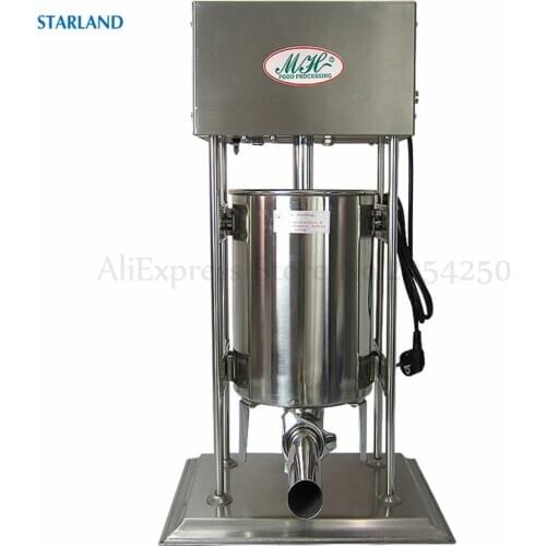 Automatic Stainless Steel Spanish Churros Maker Vertical Kitchen Sausage Filling Machine Filler Electric 10L 110v/220v