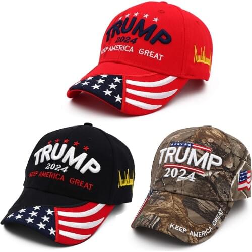 The Baseball Hat Depot Original Exclusive Donald Trump 2024 Keep America Great Make America Re Great Retain 3D Signature Hat