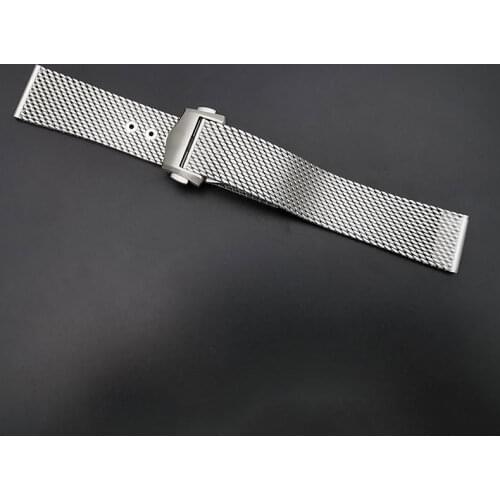 20mm High Quality Titanium Steel Watch Bracelet Band For Omega 007 Seamaster James Bond Deployment Buckle Watch Strap