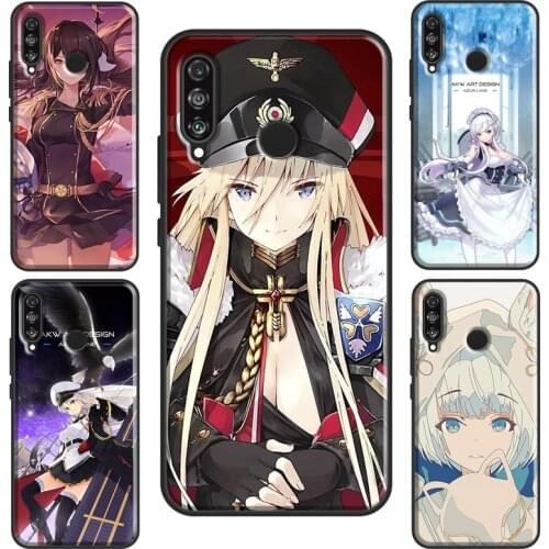Azur Lane Case For Huawei P30 Lite P20 P40 P Smart Y6 Y7 2019 Nova 5T Honor 8A 8X 9X 10i 20 Pro