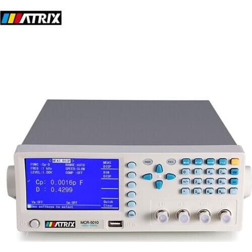 Digital LCR Meter Bench Tester 10Hz~200KHz Inductance Capacitance Resistance Measurement Tester MATRIX MCR5100 5010 5200 5030
