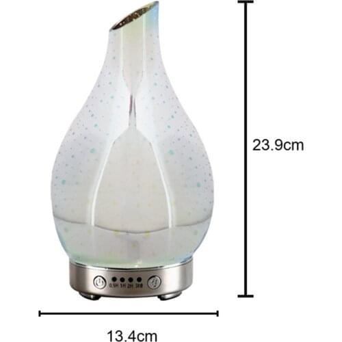 Essential Oil Diffuser Aromatherapy Humidifier Cool Mist with 7 Color Changing LED Night Light Timer Setting for Home Office