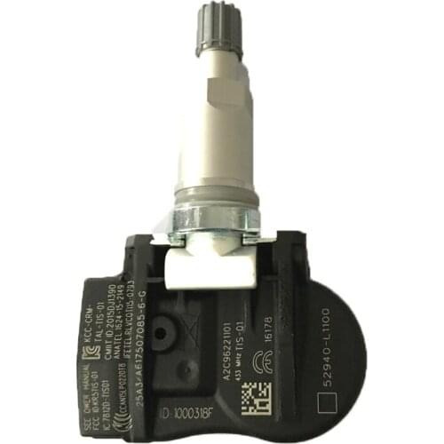 For SONATA 2020 FOR 2019-2020 Hyundai Sonata DN8 KIA Seltos TPMS sensor 433MHz 52940L1100 52940-L1100