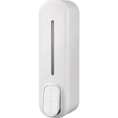 Soap Dispenser Wall Mount, 350Ml Hand Liquid Shampoo Shower Gel Dispenser for Bathroom Kitchen Office