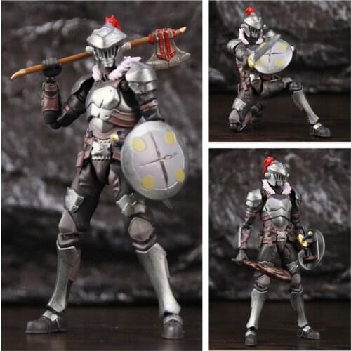 Goblin Slayer 6" Action Figure KOs FGM 424 MF Masaki APSY Comic Anime 15CM Doll Toys Model Middle Ages Crusaders Cavalry Style