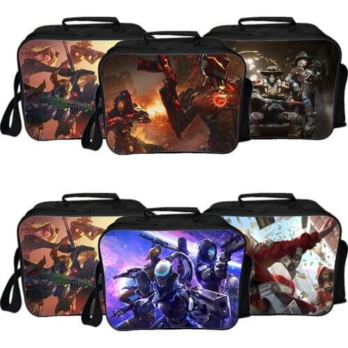 Free Fire Lunch Bags Women Insulated Lunch Box Cooler Tote Bag Reusable Portable Cooler Bag For Men 3D Hot Game Bento Box