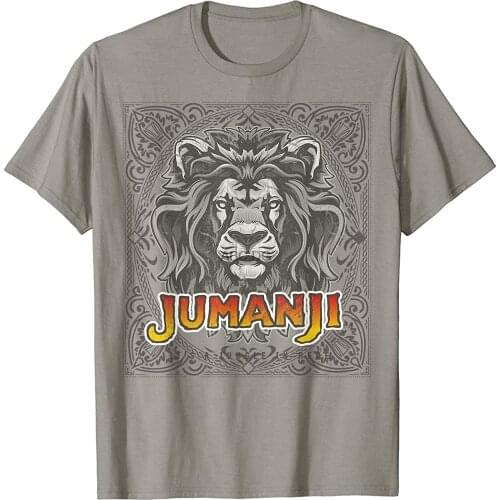 Jumanji Distressed Lion Board Game Piece Graphic T-Shirt