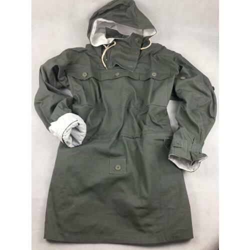 WWII GERMAN MOUSE GREY Military Uniform REVERSIBLE MOUNTAIN ANORAK SMOCK TRENCH COAT COLLECTION WAR REENACTMENTS
