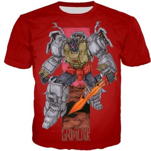 Summer T Shirts Autobots transformation robot 3D Print boys t shirts Hot Movies Bumblebee tops 0234