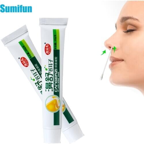Sumifun 20g Allergic Rhinitis Cream Sinusitis Nasal Gel Ointment For Antibacterial Relieve Itching Sneezing Nasal Congestion