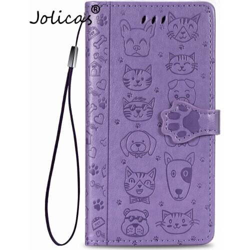 Lovely Pet PU Leather Flip Phone Bag For etui Huawei Honor 20 Wallet Flip Cases Covers sFor Huawei capinha Honor 20S Nova 5T