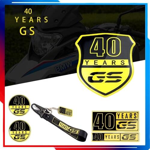 For BMW Motorcycle Badge Keychain Keychain 40 GS Hand Guard Sticker Decal F700GS F800GS F850GS G310GS F650GS R1200GS R1250GS