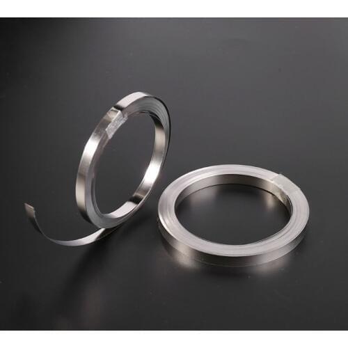 10m Nickel-plated Strip Tape For Li 18650 Battery Spot Welding 0.1x5mm/0.15x6mm