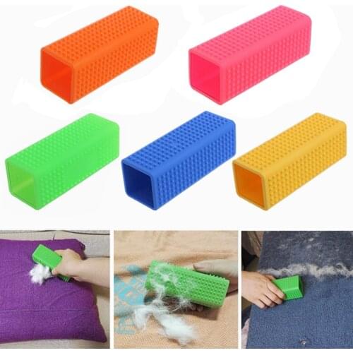 New Massage Clean Hair Brush Wool Pet Cleaner Cat Bath Comb Sticky Depilation Cars Furniture Carpet Clothes Sofa Cleaner Brush