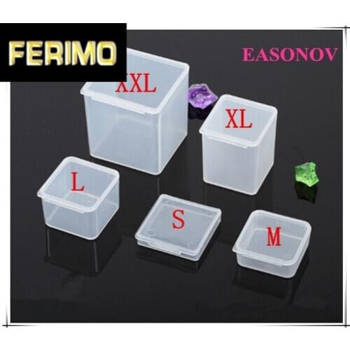 New PP material transparent plastic storage box original parts in the product box small box 10pcs / lot free shipping