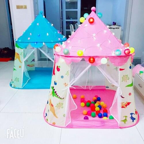 Environmental Protection Indian Dinosaur World Castle Indoor Princess Toy Game House Children Baby Tent