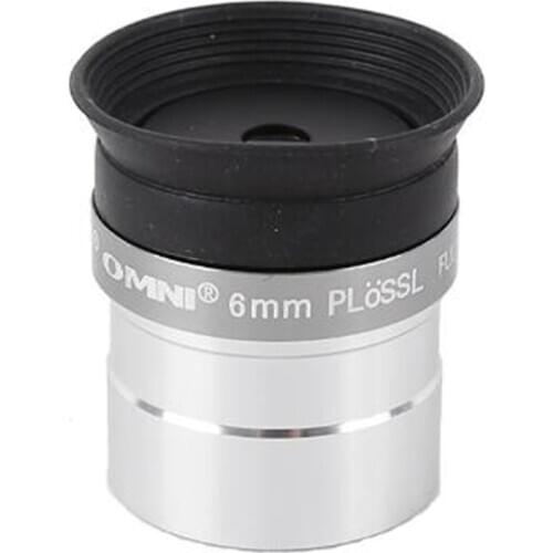 OMNI 6mm 52 Degrees M28x0.6mm 1.25 Inches 31.7mm PLossl Astronomical Telescope Eyepiece with Optical Glass FMC-green Film
