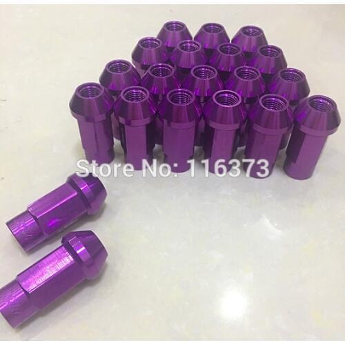 Wholesale 7075 Aluminum Lug Nuts For 1994-2005 Acura NSX M12x1.5 extended length open end lug nuts lightweight 50mm