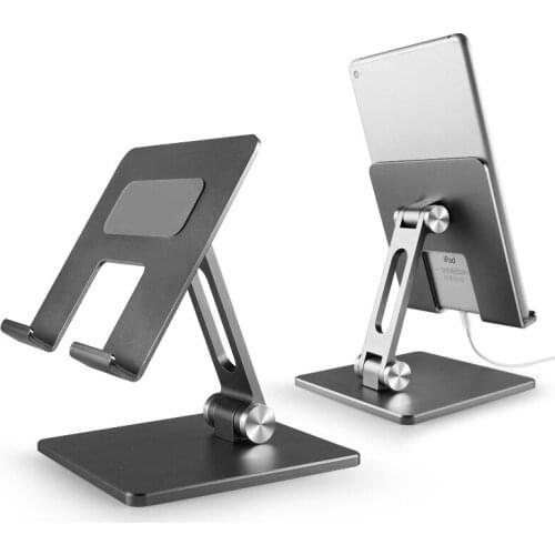 Tablet Stand Adjustable Rotatable Aluminum Desktop Holder Dock for iPad iPhone Samsung Huawei Xiaomi Kindle Nexus