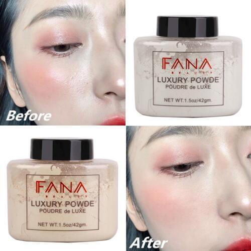 Face Makeup Smooth Loose Powder Oil Control Longlasting Waterproof Natural Concealer Mineral Finish Setting Powder Banana Powder