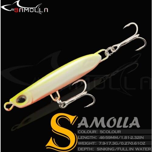 Fishing Tackle Jig Lure Weights 7.9-17.3g Jigs Metal Sinking Full Water Sea Bass Lures Isca Artificial Bait Peche For Pike Fish