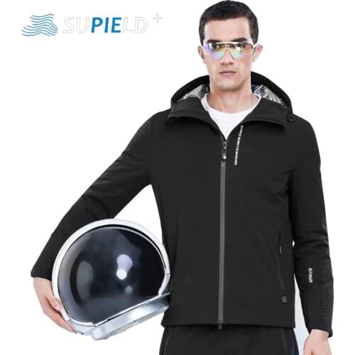 SUPIELD Aerogel Anti-cold Coat Smart Thermostat Heating Cold Suit Winter Heated Clothing Waterproof Warm Jackets Mens Clothes