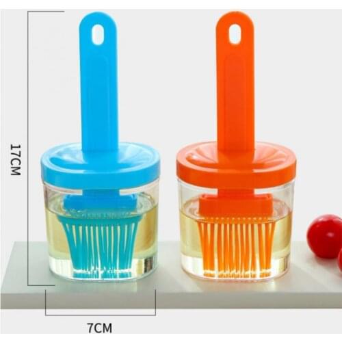 High Temperature Resistant Silicone Bottle Brush Portable Barbecue Oil Brush Household Baking Oil Brush Pancake Brush Oil Tool