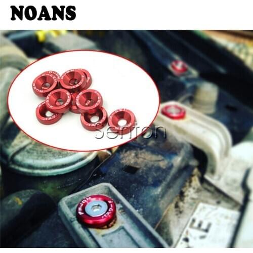 10pcs For BMW e46 e39 e36 Audi a4 b6 a3 a6 c5 Renault duster Lada granta Car Accessories Hood Screw Bonnet Gaskets