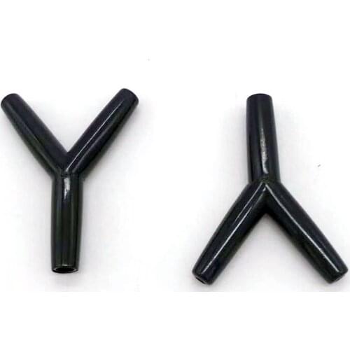 10pcs/lot Black 4mm 3 ways Aquarium Fish Tank Air Pump Connectors Y Shape Connector Control Valve Air Pipe Tube Accessories