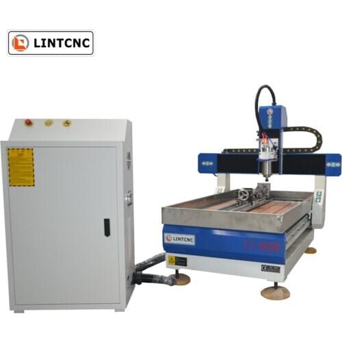 4 axis CNC router 6090 1.5kw/2.2kw/3kw water cooling spindle 6090 1212 1224 1325 cnc router