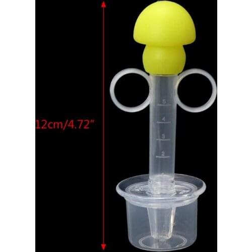 83XC Baby Squeeze Medicine Dropper Dispenser Baby Pacifier Needle Feeder Feeding Flatware Utensils Infant Nipple