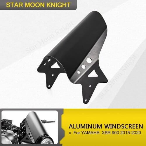 Motorcycle Accessories Aluminum Windscreen Windshield Wind Shield Deflector For YAMAHA XSR 900 XSR900 2015 - 2018 2019 2020