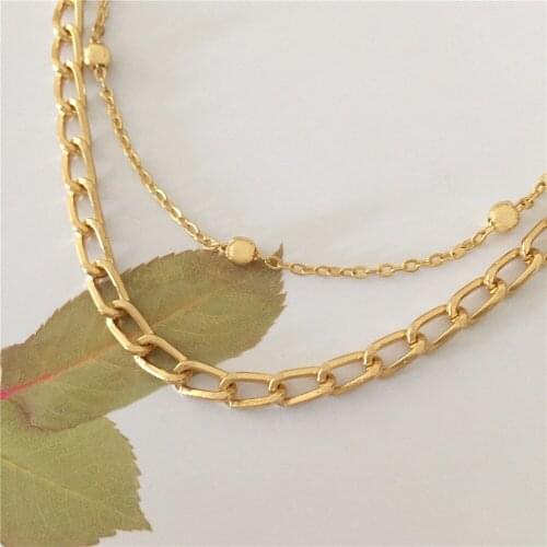 Boho Multi-element Necklaces For Women Fashion Gold Necklace Vintage Multiple Layers Pendant Necklace Jewelry Gift