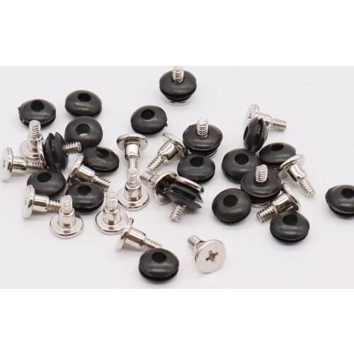 20pcs Computer Case Shockproof Screws Shockproof Screws + Shock Absorption 3.5-inch HDD Shock Absorption Screws