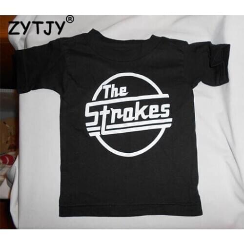 The Strokes Print Kids tshirt Boy Girl shirt Children Toddler Clothes Funny Top Tees Z-53