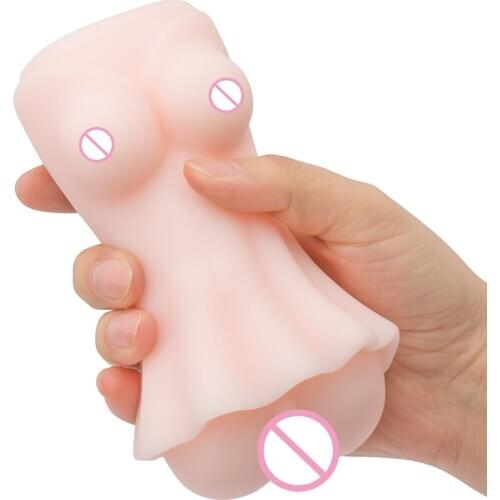 Erotic Soft Silicone Realistic Vagina Artificial Miniskirt Pocket Pussy Male Masturbator Adult Sex Toys for Men Masturbation