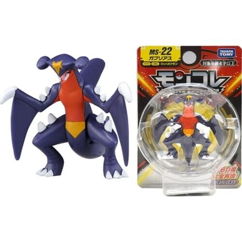 TAKARA TOMY Pokemon Anime Figures Garchomp Collections Model Dolls Pocket Monsters Action Figure Hand-Made Toys Kids Gifts