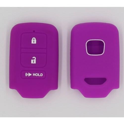 KAPU silicone car key fob cover case fit for Honda accord CIVIC CR-V element insight pilot crosstour ridgeCR-Z remote
