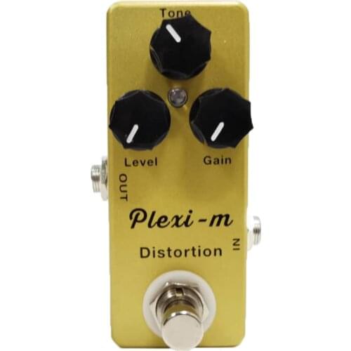MOSKY PLEXI-M Electric Guitar Distortion Effect Pedal True Bypass Full Metal Shell Guitar Parts & Accessories